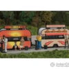 Walthers SceneMaster 2904 BBQ And Taco Food Trailers -- Kit