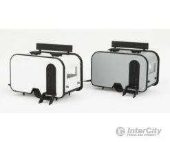 Walthers SceneMaster 2904 BBQ And Taco Food Trailers -- Kit -Walthers Sales walthers scenemaster 2904 bbq and taco food trailers kit scenery details 525