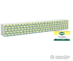 Walthers SceneMaster 3163 Wrapped Lumber Load For WalthersMainline 72' Centerbeam Flatcar -- Irving Lumber (yellow, Green)