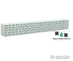 Walthers SceneMaster 3166 Wrapped Lumber Load For WalthersMainline 72' Centerbeam Flatcar -- Rough & Ready Lumber (black, Green)