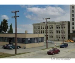 Walthers SceneMaster 4120 Electric Utility Pole Set -- Kit Pkg(24)