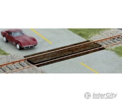 Walthers SceneMaster 4159 Wood Grade Crossing -- Laser-Cut Wood Kit Pkg(2)