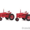Walthers SceneMaster 4160 Farm Tractor 2-Pack - Assembled -- Red -Walthers Sales walthers scenemaster 4160 farm tractor 2 pack assembled red scenery details 501