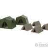 Walthers SceneMaster 4165 Camping Tents -- 4 Small, 2 Large