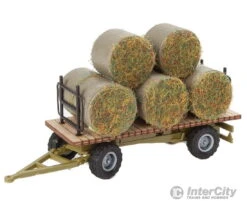 Walthers SceneMaster 4192 Hay Trailer With Load -- Kit