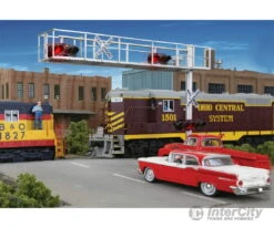 Walthers SceneMaster 4330 Modern Cantilever Grade Crossing Signal -- Two-Lane