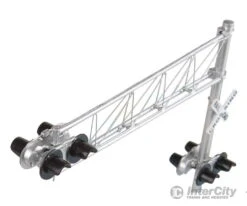 Walthers SceneMaster 4332 Post-1960s Cantilever Grade Crossing Signal -- Single-Lane -Walthers Sales walthers scenemaster 4332 post 1960s cantilever grade crossing signal single lane signals catenary 302