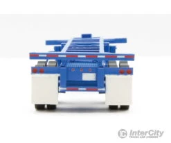 Walthers SceneMaster 4501 20' Container Chassis (2-Pack) -- Blue -Walthers Sales walthers scenemaster 4501 20 container chassis 2 pack blue freight loads containers 727
