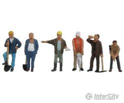 Walthers SceneMaster 6022 Construction Workers Pkg(6) - Set #1