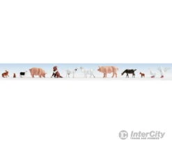 Walthers SceneMaster 6029 Farmhouse Animals -- Pkg(12)