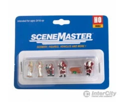 Walthers SceneMaster 6031 Christmas Figures -- Pkg(6) -Walthers Sales walthers scenemaster 6031 christmas figures pkg 6 508