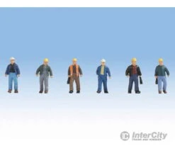 Walthers SceneMaster 6047 Construction Workers Pkg(6) - Set #2