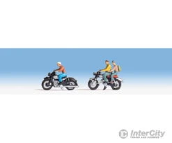 Walthers SceneMaster 6061 Motorcyclists -- 3 Riders And 2 Bikes