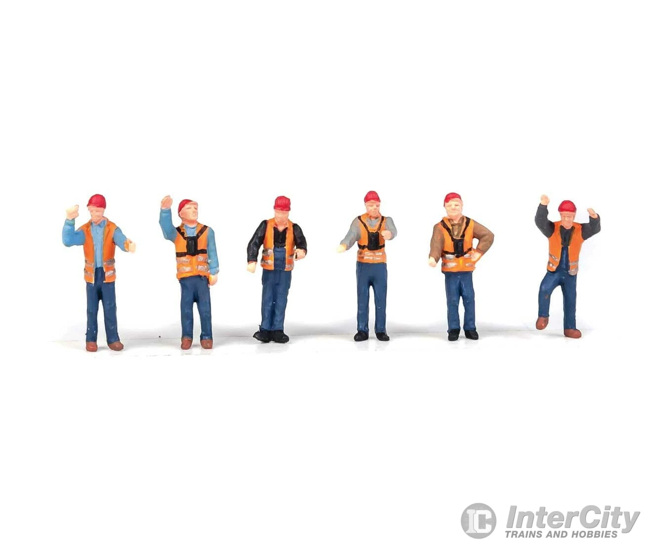 Walthers SceneMaster 6065 Railroad Yard Crew Pkg(6) 3 Walthers SceneMaster 6065 Railroad Yard Crew Pkg(6)