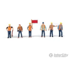 Walthers SceneMaster 6067 Railroad Track Workers Pkg(6) -- Set #2