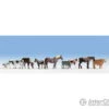 Walthers SceneMaster 6073 Large Farm Animals -- 9 Assorted Horses And Cattle -Walthers Sales walthers scenemaster 6073 large farm animals 9 assorted horses and cattle figures 467