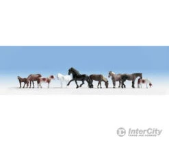 Walthers SceneMaster 6074 Majestic Horses Pkg(9)