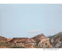 Walthers SceneMaster 704 Background Scene 24 X 36" 60 X 90cm - Instant Horizons(TM) -- Desert To Mountain