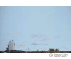 Walthers SceneMaster 709 Background Scene 24 X 36" 60 X 90cm - Instant Horizons(TM) -- Prairie/Grain Elevator