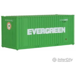 Walthers SceneMaster 8002 20' Corrugated Container With Flat Panel - Assembled -- Evergreen -Walthers Sales walthers scenemaster 8002 20 corrugated container with flat panel assembled evergreen freight loads containers 502