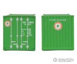 Walthers SceneMaster 8002 20' Corrugated Container With Flat Panel - Assembled -- Evergreen -Walthers Sales walthers scenemaster 8002 20 corrugated container with flat panel assembled evergreen freight loads containers 934
