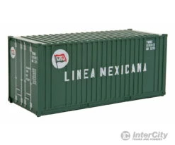 Walthers SceneMaster 8008 20' Corrugated Container With Flat Panel - Assembled -- Linea Mexicana