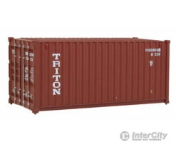 Walthers SceneMaster 8053 20' Corrugated Container - Assembled -- Triton (brown, White)