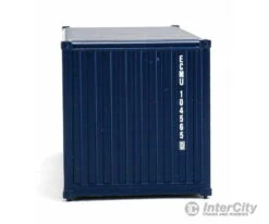Walthers SceneMaster 8062 20' Corrugated Container - Assembled -- CMA (blue, White, Red) -Walthers Sales walthers scenemaster 8062 20 corrugated container assembled cma blue white red freight loads containers 144