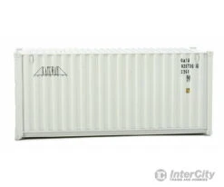 Walthers SceneMaster 8063 20' Corrugated Container - Assembled -- Gateway (gray) -Walthers Sales walthers scenemaster 8063 20 corrugated container assembled gateway gray freight loads containers 849