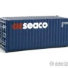 Walthers SceneMaster 8064 20' Corrugated Container - Assembled -- GE Seaco (blue, White, Red)
