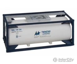 Walthers SceneMaster 8106 20' Tank Container - Kit -- Twinstar Leasing -Walthers Sales walthers scenemaster 8106 20 tank container kit twinstar leasing freight loads containers 494