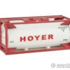 Walthers SceneMaster 8108 20' Tank Container - Kit -- Hoyer (white, Red)