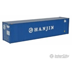 Walthers SceneMaster 8208 40' Hi Cube Corrugated Container W/Flat Roof - Assembled -- Hanjin