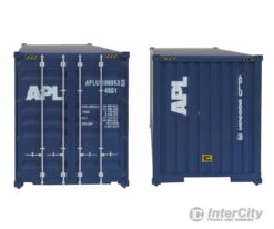 Walthers SceneMaster 8251 40' Hi Cube Corrugated Side Container - Assembled -- American President Lines (Eagle Logo) -Walthers Sales walthers scenemaster 8251 40 hi cube corrugated side container assembled american president lines eagle logo freight loads containers 150