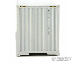 Walthers SceneMaster 8263 40' Hi-Cube Corrugated-Side Container - Assembled -- Matson (gray, Blue) -Walthers Sales walthers scenemaster 8263 40 hi cube corrugated side container assembled matson gray blue freight loads containers 786