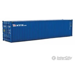 Walthers SceneMaster 8265 40' Hi-Cube Corrugated-Side Container - Assembled -- NYK Lines (blue, White, Red)