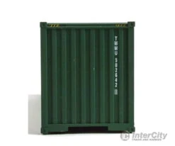 Walthers SceneMaster 8270 40' Hi-Cube Corrugated-Side Container - Assembled -- Linea Mexicana (green, White) -Walthers Sales walthers scenemaster 8270 40 hi cube corrugated side container assembled linea mexicana green white freight loads containers 324