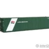 Walthers SceneMaster 8270 40' Hi-Cube Corrugated-Side Container - Assembled -- Linea Mexicana (green, White) -Walthers Sales walthers scenemaster 8270 40 hi cube corrugated side container assembled linea mexicana green white freight loads containers 381
