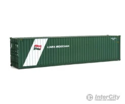 Walthers SceneMaster 8270 40' Hi-Cube Corrugated-Side Container - Assembled -- Linea Mexicana (green, White)
