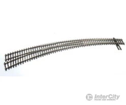 Walthers SceneMaster 83063 Code 83 Nickel Silver DCC-Friendly Curved Turnout - 24 And 28" Radii -- Left Hand