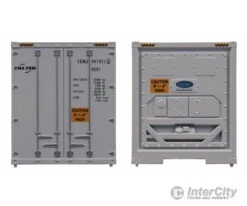 Walthers SceneMaster 8357 40' Hi Cube Smooth Side Reefer Container - Assembled -- CMA-CGM 7 Walthers SceneMaster 8357 40' Hi Cube Smooth Side Reefer Container - Assembled -- CMA-CGM -Walthers Sales walthers scenemaster 8357 40 hi cube smooth side reefer container assembled cma cgm freight loads containers 986