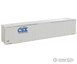 Walthers SceneMaster 8464 48' Ribbed Side Container - Assembled -- CSX Intermodal (white, Blue)