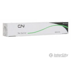 Walthers SceneMaster 8501 53' Singamas Corrugated Side Container - Ready To Run -- Canadian National (white, Black, Green)