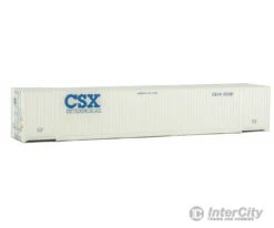 Walthers SceneMaster 8520 53' Singamas Corrugated-Side Container - Assembled -- CSX Transportation (white, Blue)