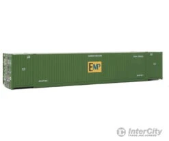 Walthers SceneMaster 8530 53' Singamas Corrugated-Side Container - Assembled -- EMP (green, Blue, Yellow)