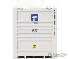 Walthers SceneMaster 8538 53' Singamas Corrugated-Side Container - Assembled -- Tote (white, Blue, Gray) -Walthers Sales walthers scenemaster 8538 53 singamas corrugated side container assembled tote white blue gray freight loads containers 700