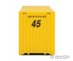 Walthers SceneMaster 8551 45' CIMC Container - Assembled -- Antillean Line (yellow, Black, Blue, Red) -Walthers Sales walthers scenemaster 8551 45 cimc container assembled antillean line yellow black blue red freight loads containers 394