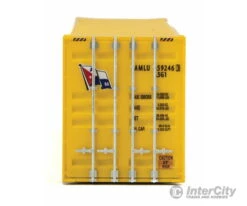 Walthers SceneMaster 8551 45' CIMC Container - Assembled -- Antillean Line (yellow, Black, Blue, Red) -Walthers Sales walthers scenemaster 8551 45 cimc container assembled antillean line yellow black blue red freight loads containers 523