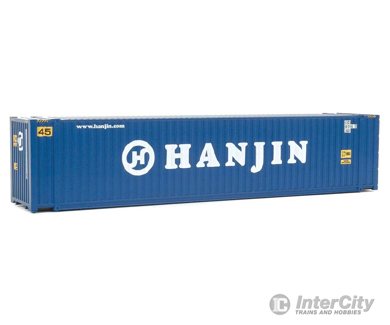 Walthers SceneMaster 8561 45' CIMC Container - Assembled -- Hanjin (blue, White) 4 Walthers SceneMaster 8561 45' CIMC Container - Assembled -- Hanjin (blue, White) - Image 2