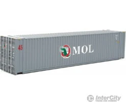 Walthers SceneMaster 8572 45' CIMC Container - Assembled -- Mitsui OSK (gray, White, Red, Green, Alligator Logo)